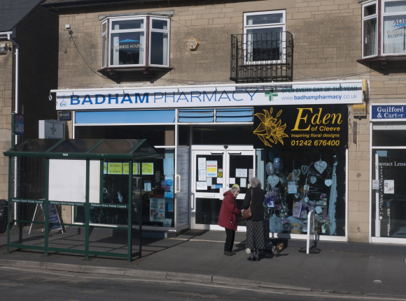 Badham Travel Clinic Church Road, Bishops Cleeve - shop front, street view